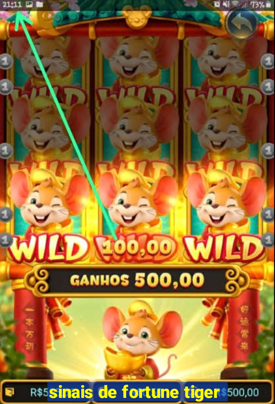 sinais de fortune tiger